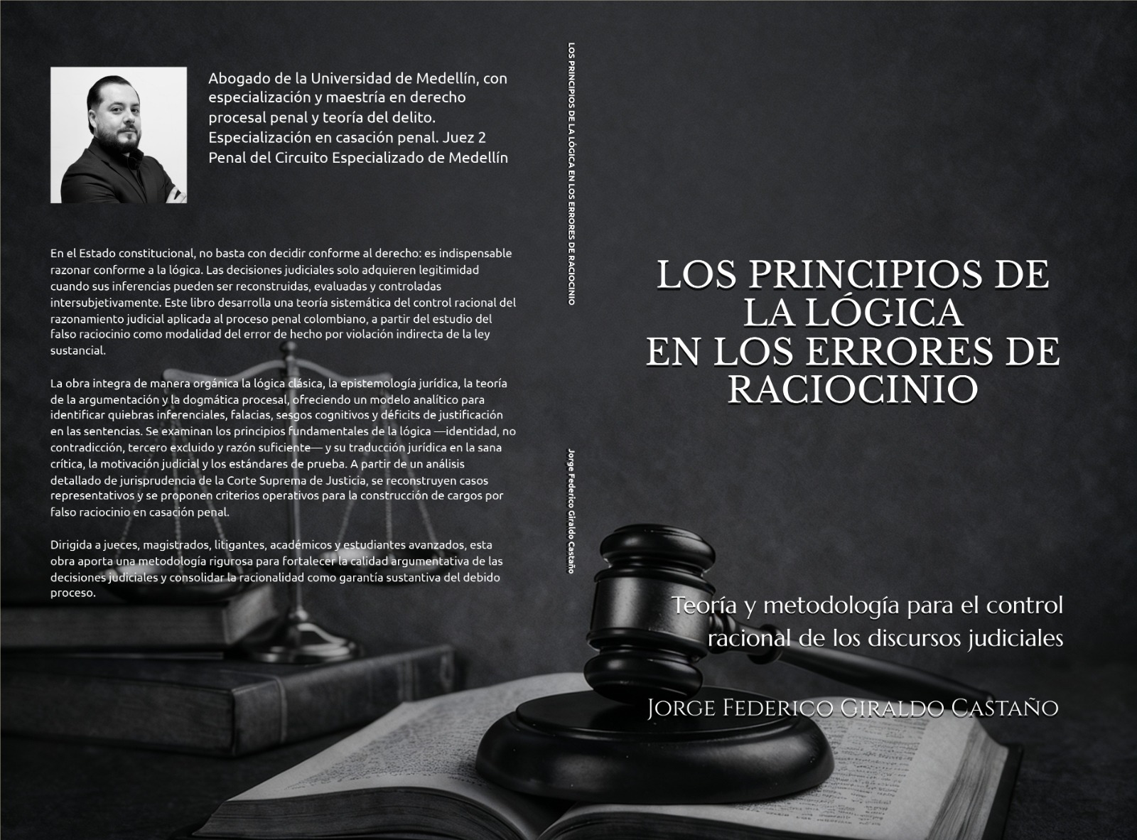 Portada y contraportada: Los principios de la lógica en los errores de raciocinio